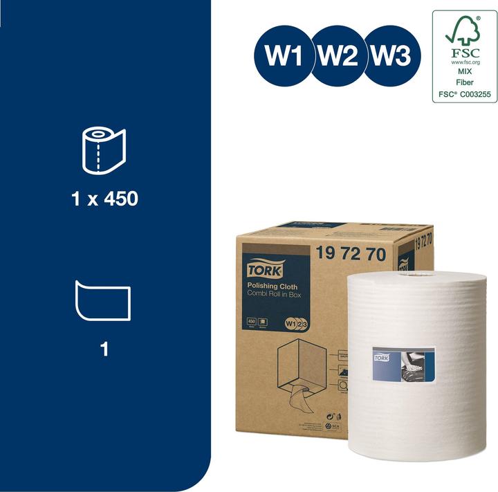 Actual product image Tork Polishing Cloth White 1x171 (1 x)
