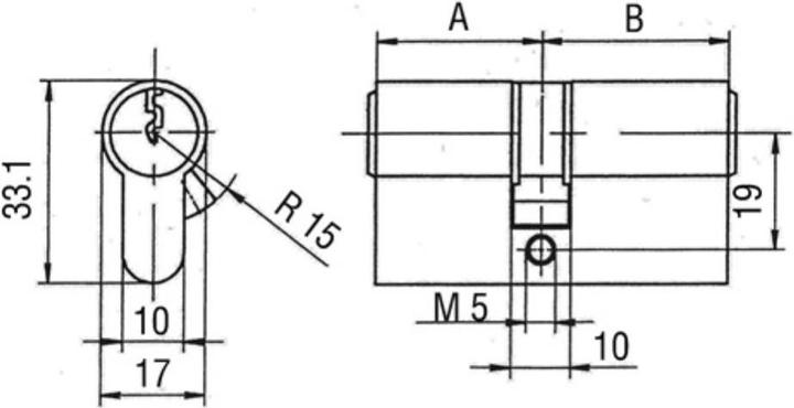 Produktbild BKS Profildoppelzylinder PZ 8800 40/40 mm Anzahl Schlüssel 3 gleichschliessend (Profildoppelzylinder)