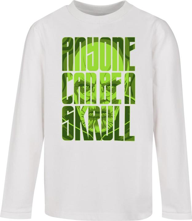 Actual product image Absolute Cult Kids Captain Marvel - Movie Anyone Can Be Skrull Longsleeve - 135385 (146, 152)
