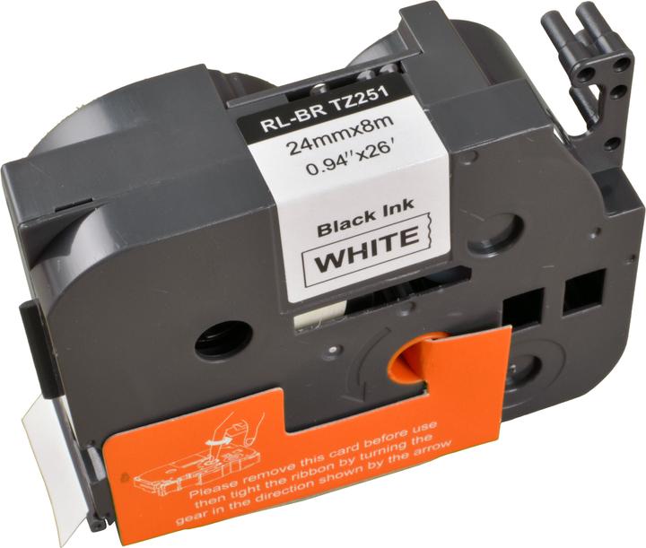 Actual product image Ampertec TZe-251 black (2.40 cm, Black)