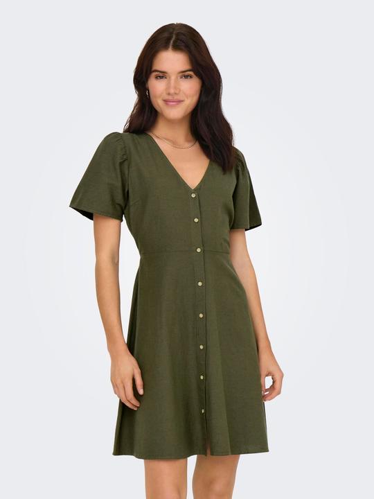 Image du produit Only Onlvita Life Linen S/S Short Dress Wvn (S)