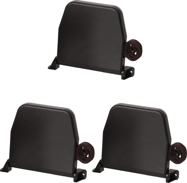 Produktbild Rollwin 3x Rolladen Gurtwickler Aufputz - aus Deutschland - 155mm Lochabstand Braun Mini Rollladen