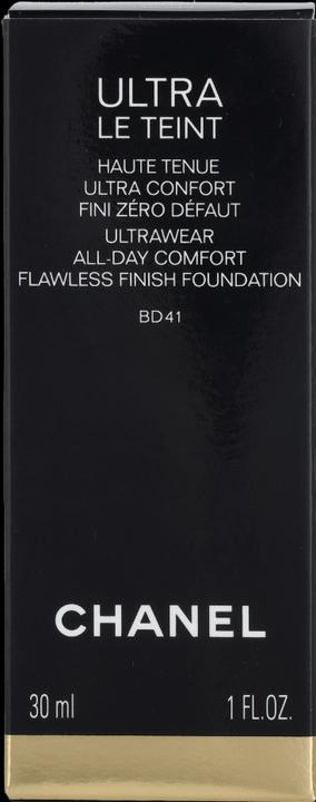 Actual product image Chanel Ultra Le Teint Flawless Finish Foundation (Bd41)
