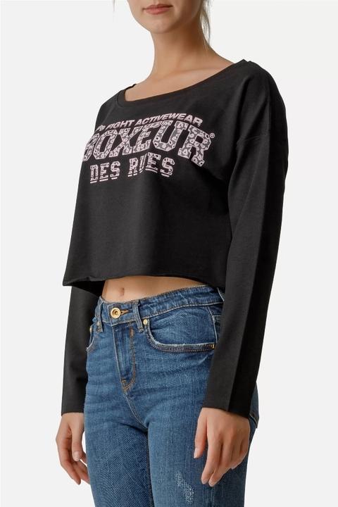 Actual product image Boxeur des Rues Loose Fit Cropped Sweatshirt (M)