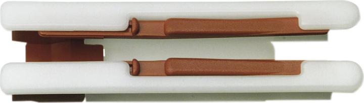 Actual product image Leha Lift gate hinge plastic white