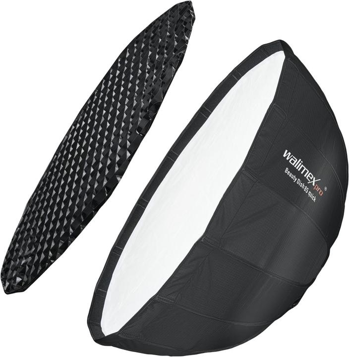 Actual product image Walimex pro pro Studio Line Beauty Dish QA85 + Softbox Adapter Aurora/Bowens (Beauty dish, 85 cm)