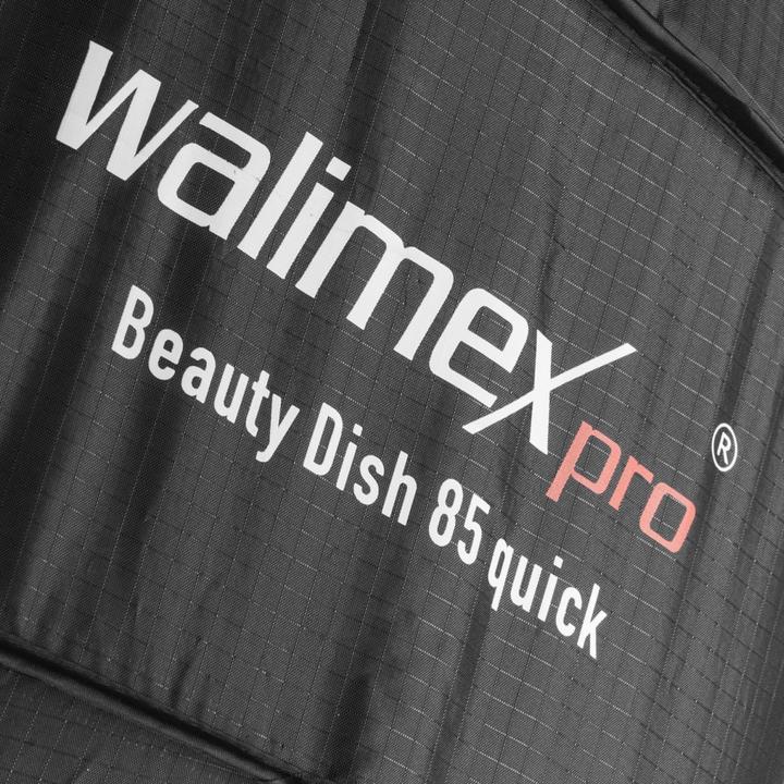 Actual product image Walimex pro pro Studio Line Beauty Dish QA85 + Softbox Adapter Aurora/Bowens (Beauty dish, 85 cm)