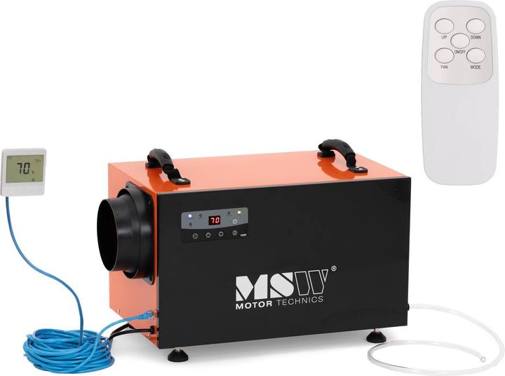 Produktbild MSW Luftentfeuchter für Kriechkeller Raumtrockner Raumentfeuchter 55 m² 45 l/24 h (55 m², 45 l/24h)