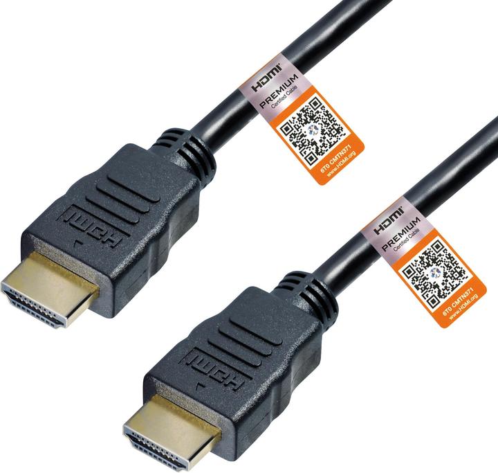Produktbild Transmedia HDMI (Typ A) — HDMI (Typ A) (5 m, HDMI)