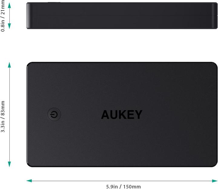 Actual product image Aukey Pb-T10 (20000 mAh, 74 Wh)