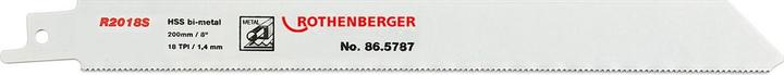 Rothenberger Lame de scie universelle, 200x20x0,9mm, pack de 5