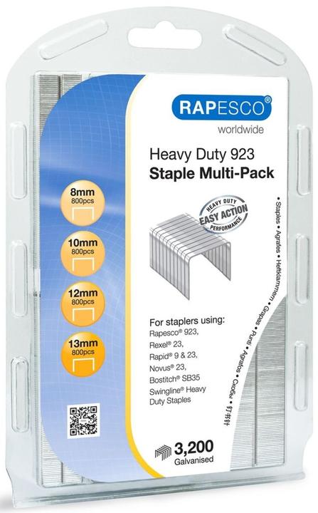 Produktbild Rapesco 923 Heftklammern Multipack (3200 x)
