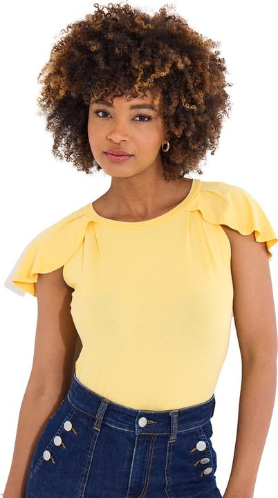 Actual product image Joe Browns Flutter Sleeve Jersey Top (46)