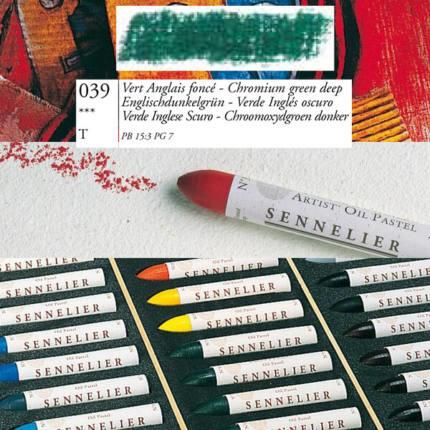 Image du produit Sennelier Oelpastell Taille standard Vert Anglais Fonce 39 (Vert chrome, 1 x)
