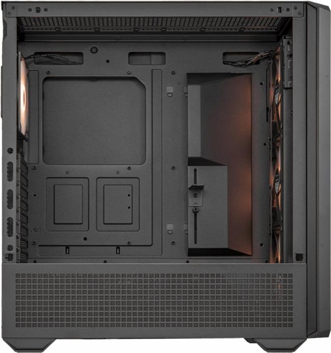 Actual product image Cougar MX600 Black | PC Case | Mid Tower / Mesh Front Panel / 3 x 140mm + 1 x 120mm Fans / (mATX, Mini-ITX, ATX, SSI CEB)