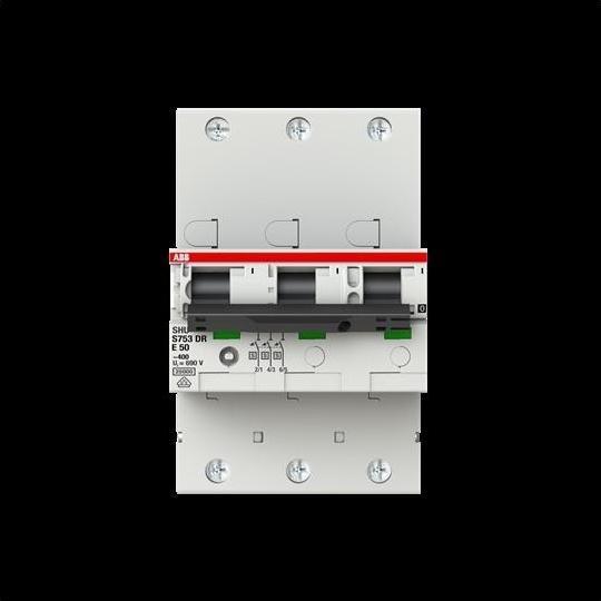 ABB S753DR-E50 sel. Haupt-LS (SHU) E-Char.,25kA,50A,3P S753DR-E50
