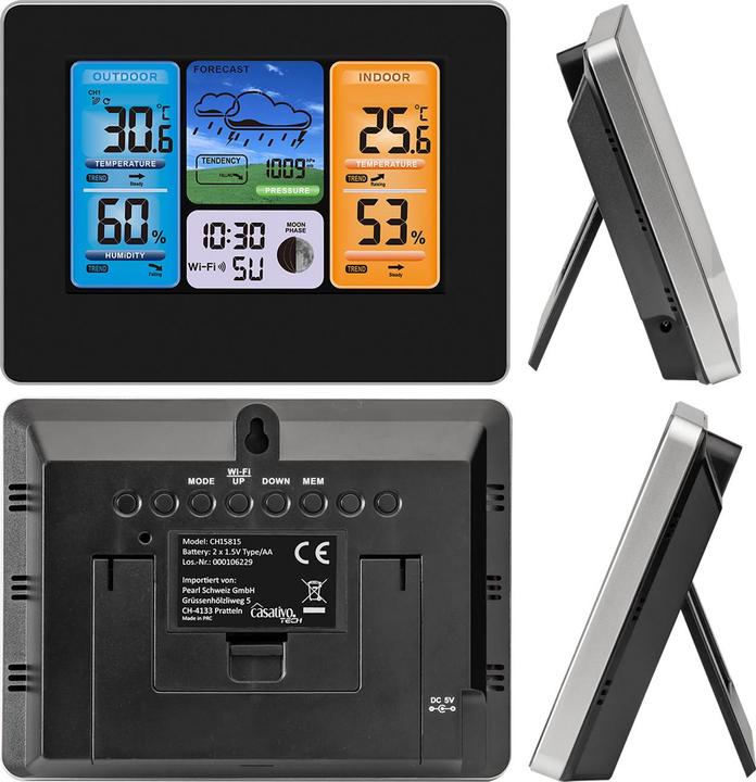 Produktbild Casativo WLAN-Funk-Wetterstation