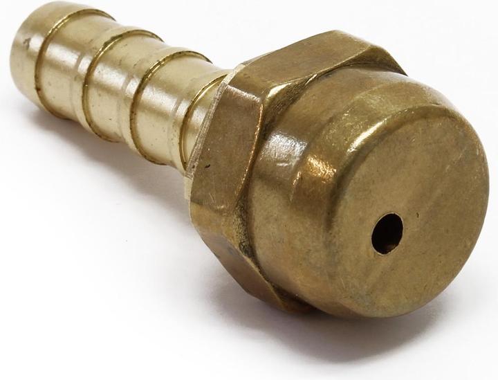 Produktbild Wiltec Spritzdüse Messing Schlauchtülle 13 mm 12bar Sprühkopf Gartenschlauch (Schlauchschelle, 13 mm)