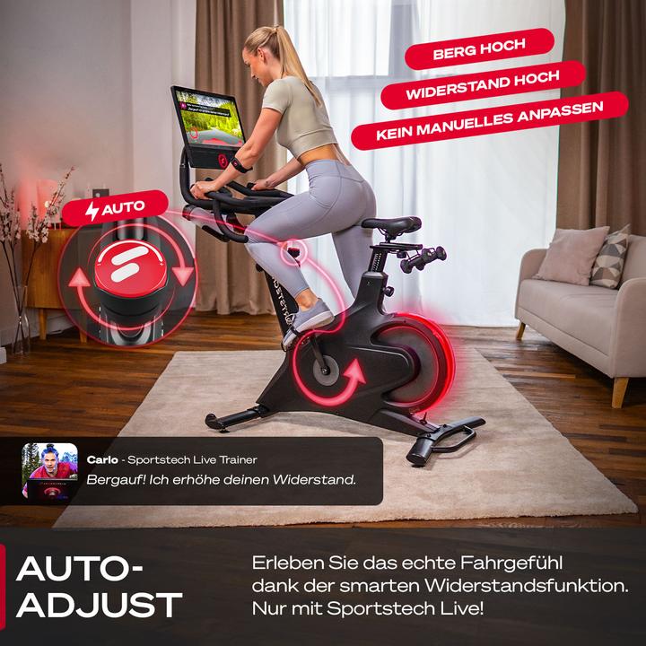 Actual product image Sportstech sBike Speedbike Schwarz
