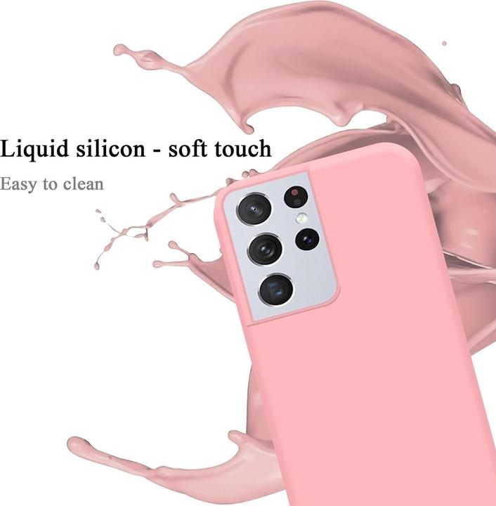 Actual product image Cadorabo TPU Liquid Silicone Case Cover (Samsung Galaxy S21 Ultra)
