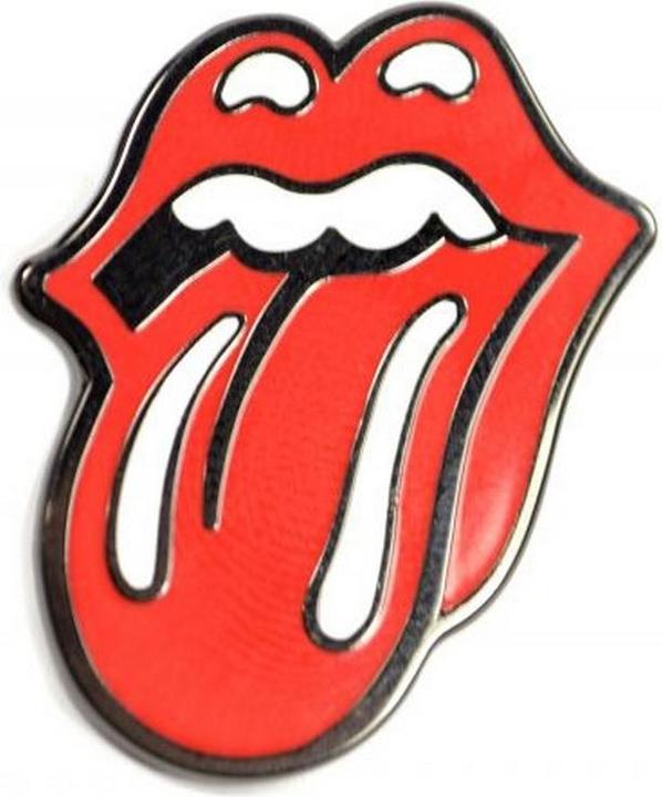 The Rolling Stones Abzeichen Hot Lips Emaille
