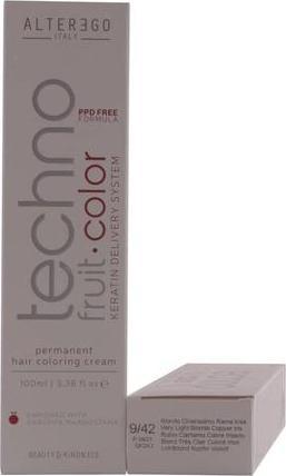 Immagine prodotto Alterego Technofruit Colour 9/42 Biondo chiarissimo Rame Iris 100ml (9, 42 Iris Biondo Chiarissimo Rame)