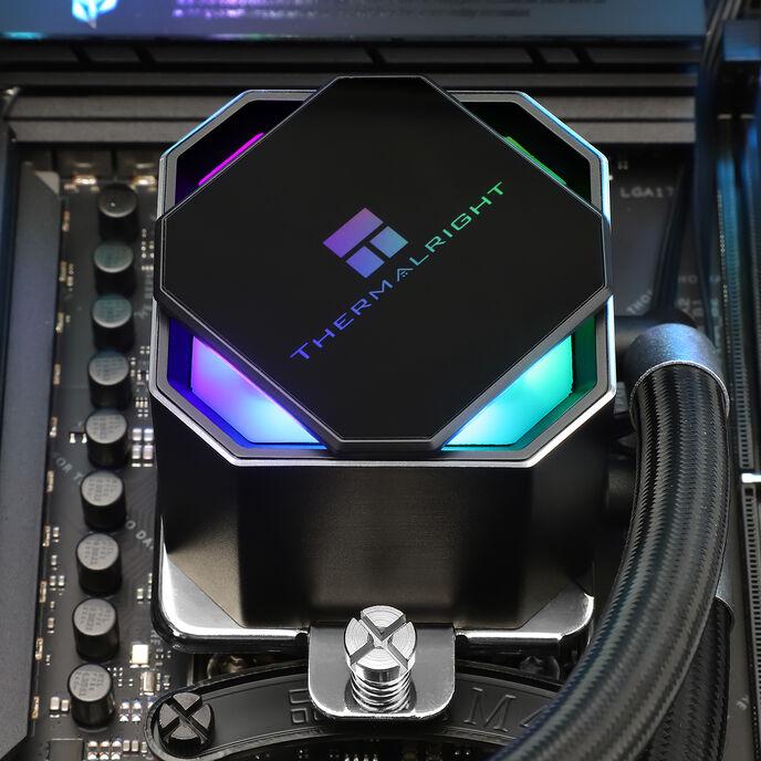Immagine prodotto Thermalright Frozen Prism 360 BLACK Complete Water Cooling, RGB - 360 mm, schwarz