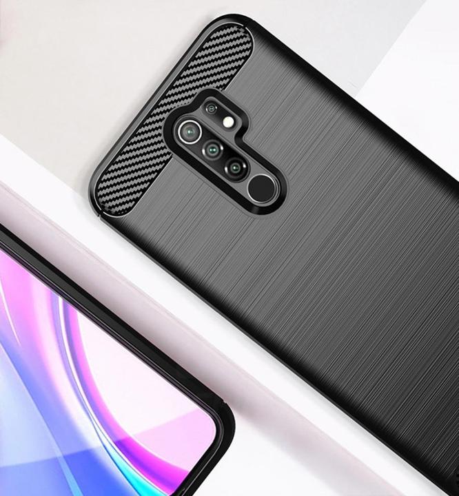 Produktbild Screenguard Xiaomi Redmi 9 Hülle Carbon Brushed Soft TPU (Xiaomi Redmi 9)