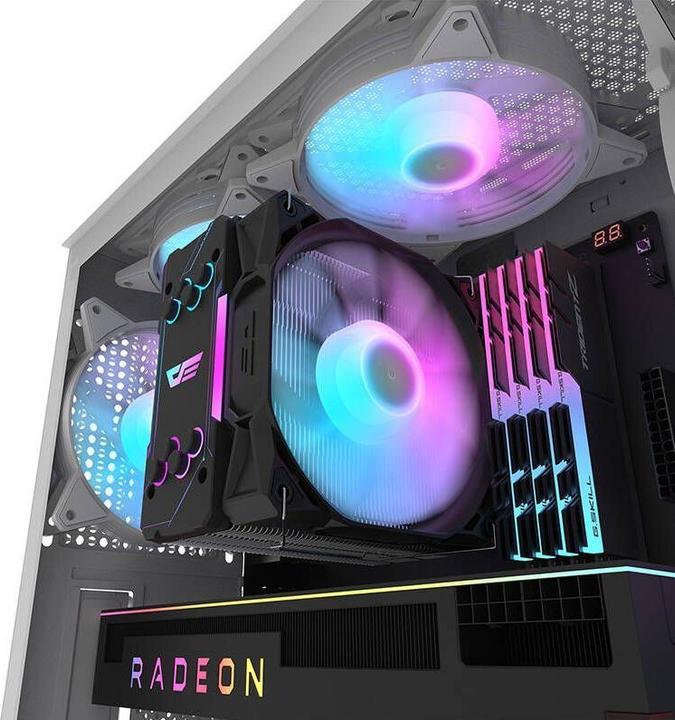 Actual product image Darkflash Tech Computer case Darkflash DK352 Mesh (white) (ATX, E-ATX)