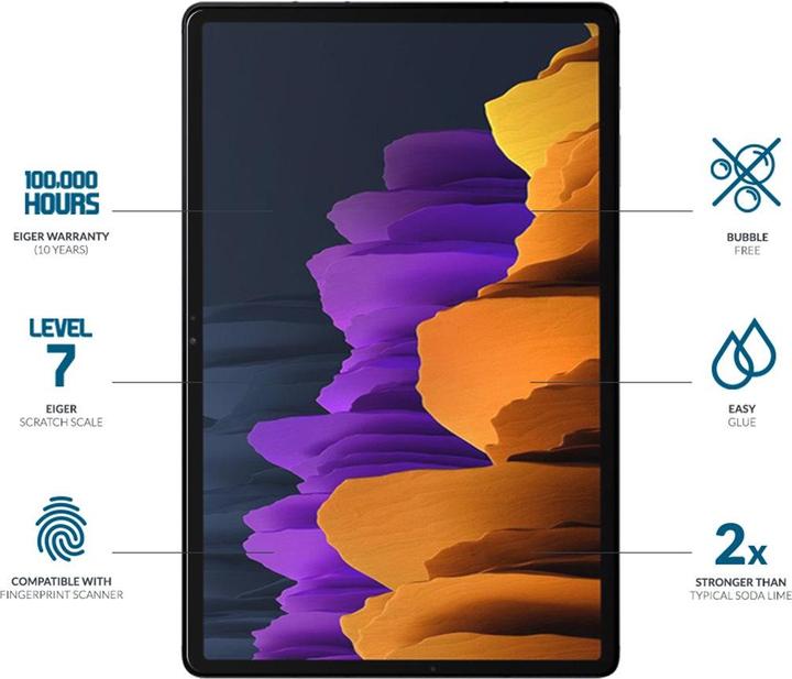 Immagine prodotto Eiger Mountain Glass Clear (1 Pezzo/i, Galaxy Tab S8, Galaxy Tab S7, Galaxy Tab S9, Galaxy Tab S9 FE)