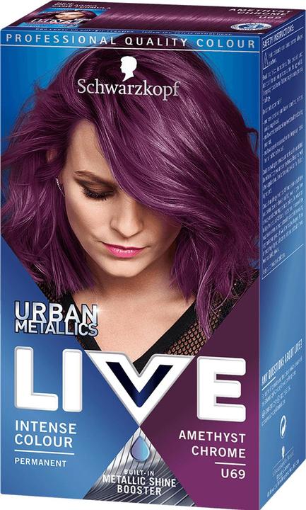 Immagine prodotto Schwarzkopf Live Colore intenso U69 Ametista Cromo (U69 Cromo ametista)