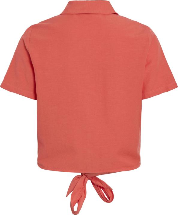 Image du produit Vila Vorn gebundene Kurzarmhemd (40)