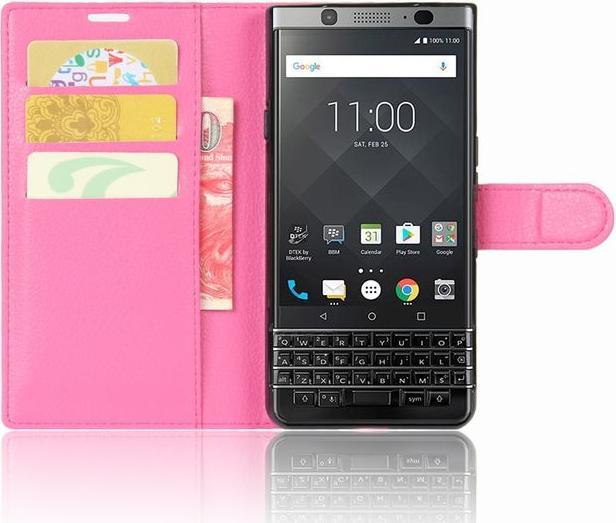 Actual product image MU Classic Litchi Leather Bookcover (KEYone)