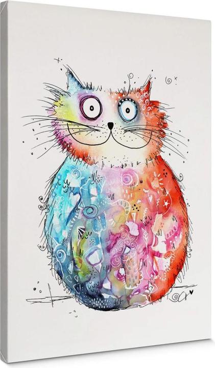 Image du produit Trenddeko Hagenmeyer - Le chat heureux (20 x 30 cm)