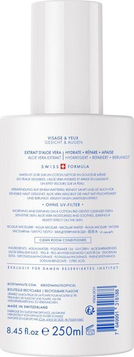 Image du produit Body Minute INDISPENSABLE Eau Micellaire Aloe Vera (Poudre, 250 ml)
