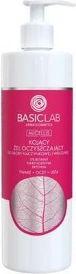 Actual product image BasicLab BASICLAB Micellis kojący żel oczyszczający do skóry naczynkowej 2% Betainy, Naryngenina, Ektoina (Cleaning cloths, 300 ml)