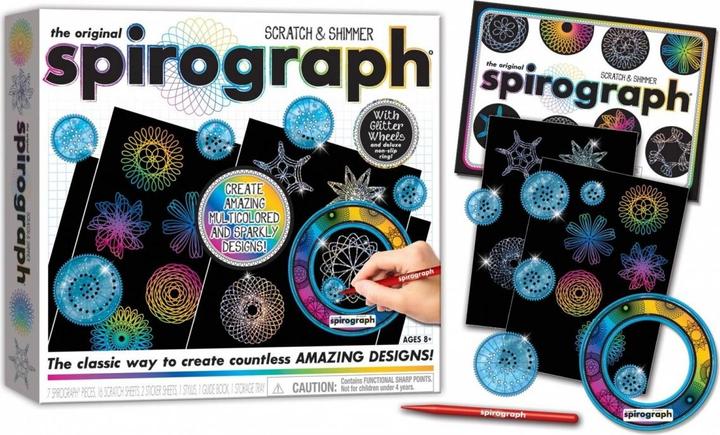 Image du produit Playmonster Spirograph Scratch & Shimmer
