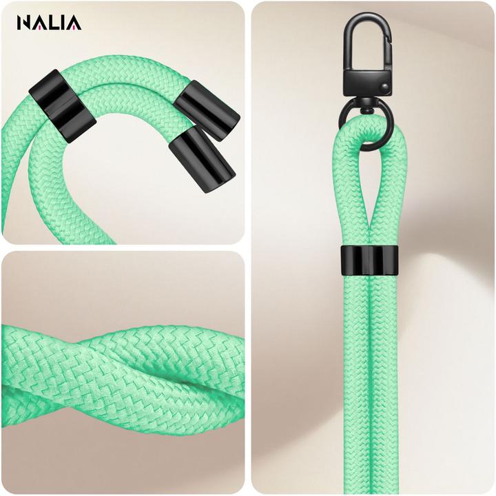 Immagine prodotto Nalia HoldMe Lanyard Handykette - Universal Trageband für Smartphones - Verstellbar, Soft & Elastisch