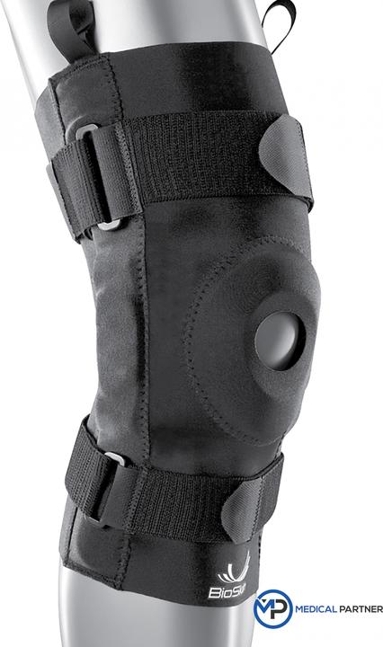 BioSkin Kniebandage Hinged Knee Skin Open Patella (M)