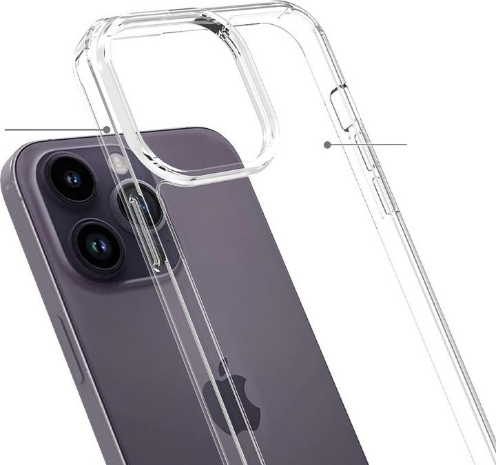 Produktbild Deltalabs Hybrid Hülle TPU Bumper mit Acryl Rückseite (Apple iPhone 16 Pro)