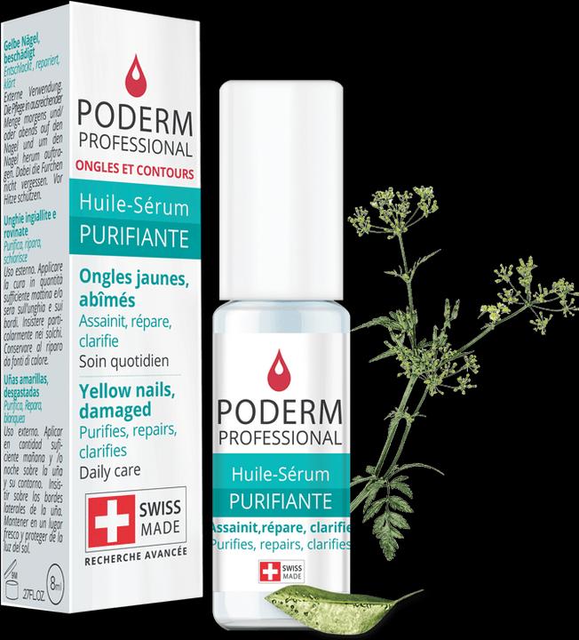 Actual product image Poderm Huile Sérum Ongles Purifiante (8 ml)