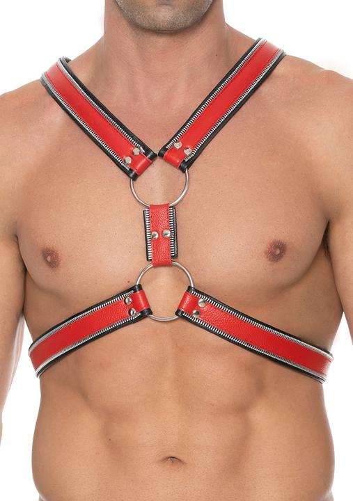 Produktbild Ouch! Z Series Scottish Harness/Red - L/XL (XL)