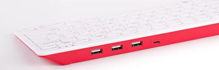 Image du produit Raspberry Pi Clavier officiel WHITE pour QWERTZ (FR) (DE, Filaire)