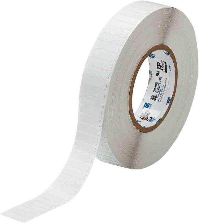 Immagine prodotto Brady THT-103-729-10, poliammide a basso profilo, bianco, opaco, 25,40 x 6,35 mm, permanente (10000 E.) (2.54 cm)