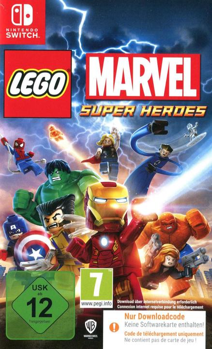Actual product image WB LEGO Marvel Super Heroes (Code in a Box) (Switch, DE)
