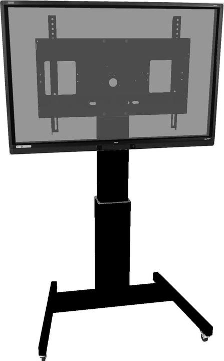 Image du produit Conen Chariot TV à hauteur réglable électriquement, support d'écran mobile, Hub (100", 136 kg)