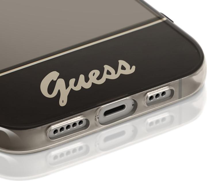 Produktbild Guess GUHCP14SHGCOHK iPhone 14 6,1" czarny/black hardcase Translucent Pearl Strap (Apple iPhone 14)