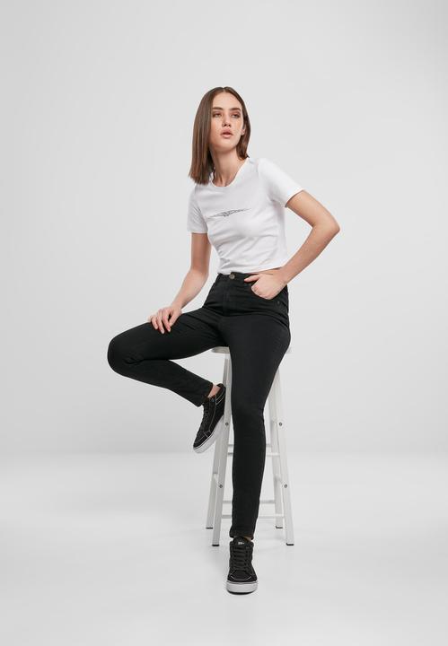 Actual product image Merchcode Ladies Tribal Cropped Tee (XS)