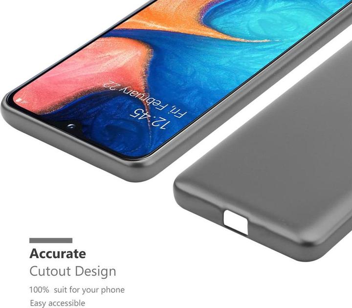 Actual product image Cadorabo TPU Matt Metallic Cover (Samsung Galaxy A10e)