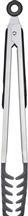 Produktbild Westmark Buffetzange Fork Silicone Maxi, 32.5cm (Servierzange)
